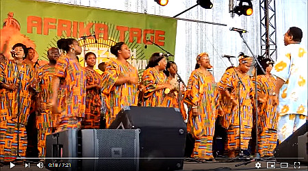 Der Ghana Minstrel Choir live bei den Afrika-Tagen Wien 2013 ...