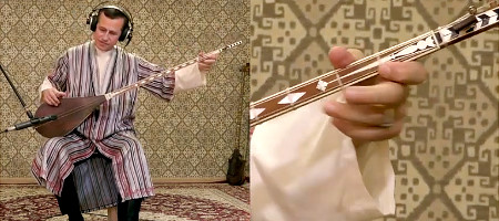 Sirojiddin Juraev aus Tadschikistan, ein Meister auf seiner Dutar, Video ...