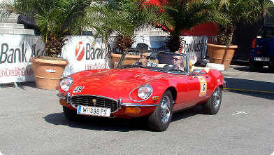 Jaguar E-Type bei den Vienna Classic Days