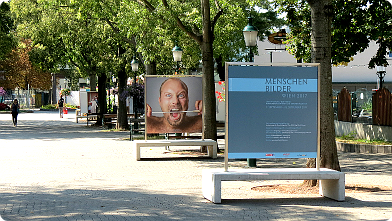 Ausstellung Menschenbilder im Prater Wien, September 2017