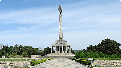 Der Slavin in Bratislava: Soldatenfriedhof, Kriegerdenkmal, Aussichtspunkt ...