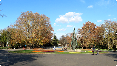 Zugang zur Margareteninsel von der 